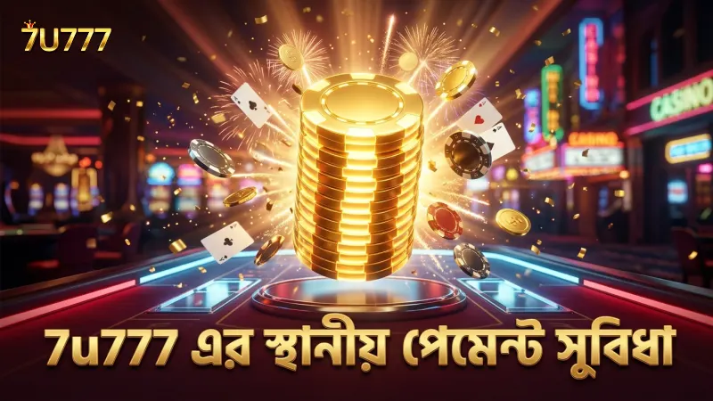 স্থানীয় পেমেন্ট ব্যবহারে দ্রুত জমা-উত্তোলন সহজ হয় 7u777-এ