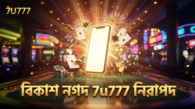 বিকাশ ও নগদ অ্যাকাউন্ট দিয়ে দ্রুত 7u777 ডিপোজিট নিশ্চিত।