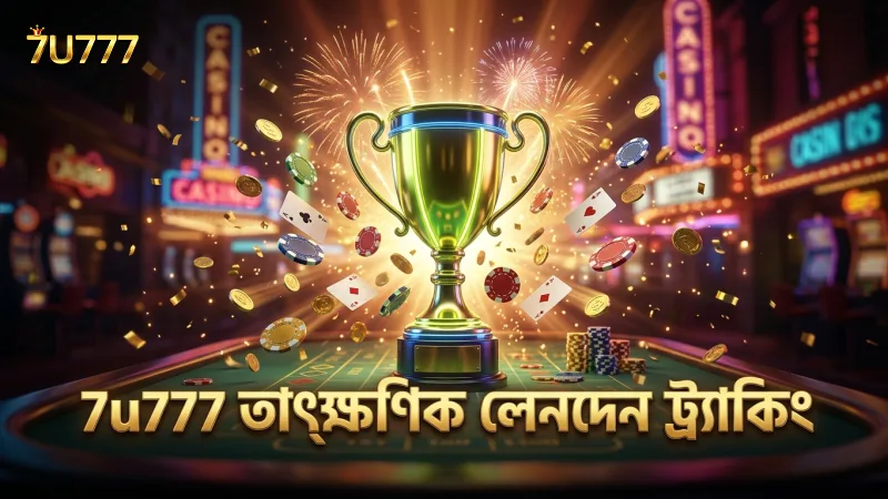7u777 তাত্ক্ষণিক লেনদেন নিশ্চিত করতে ট্র্যাকিং আইডি ব্যবহার করে।