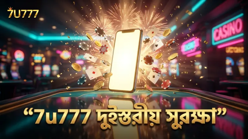 দুইস্তরীয় প্রমাণীকরণ দিয়ে 7u777 অ্যাকাউন্ট সুরক্ষা