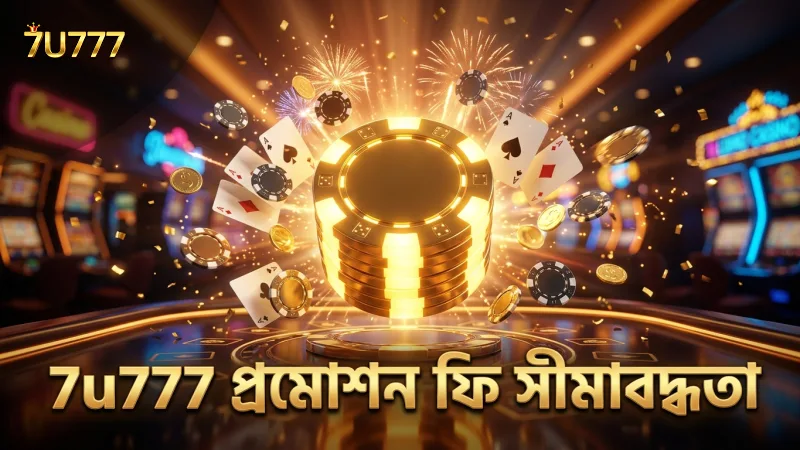7u777 প্রমোশন ও বোনাসের ফি ও সীমাবদ্ধতার বিস্তারিত তথ্য