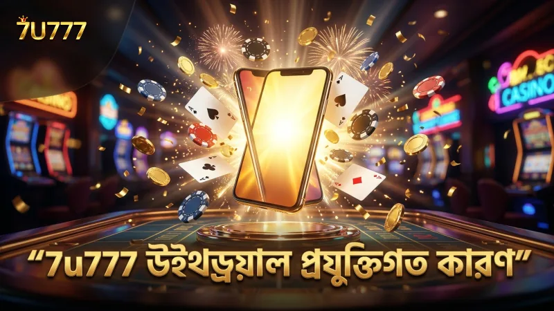 7u777 উইথড্রয়ালের দেরির পেছনের প্রযুক্তিগত কারণ।