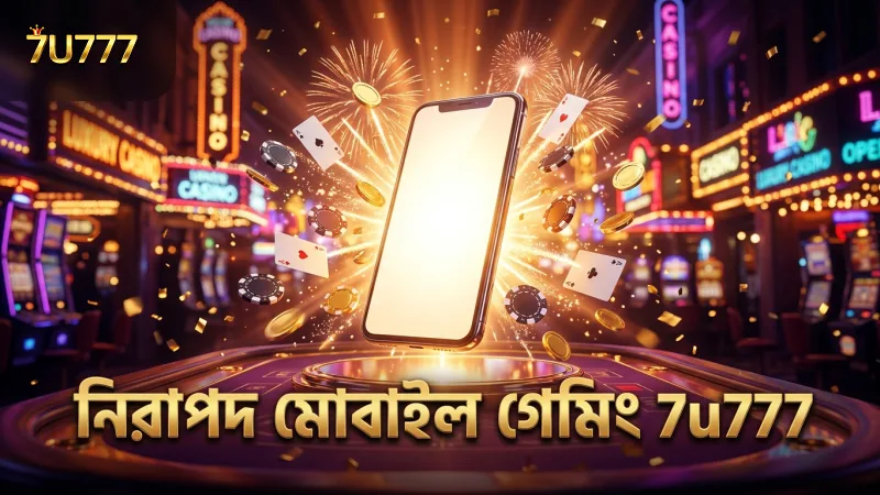 7u777 মোবাইল প্ল্যাটফর্মে নিরাপদ ও সুবিধাজনক গেমিং নিশ্চিত করে