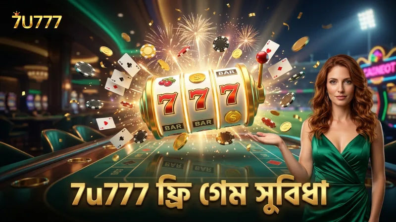 ফ্রি গেম ও বড় জয়ের সুযোগ 7u777 প্ল্যাটফর্মে।