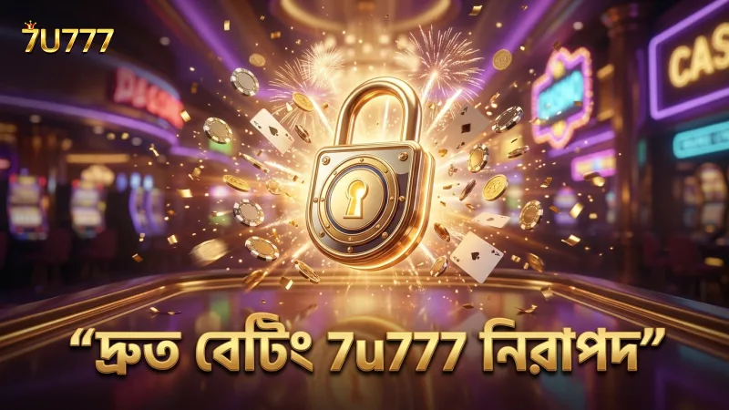 7u777-এ দ্রুত বেট কনফার্মেশন নিশ্চিত করে খেলোয়াড়দের সুবিধা।