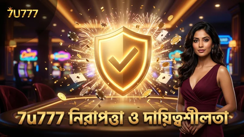 নিরাপত্তা ও দায়িত্বশীল গেমিংয়ে 7u777-এর প্রতিশ্রুতি