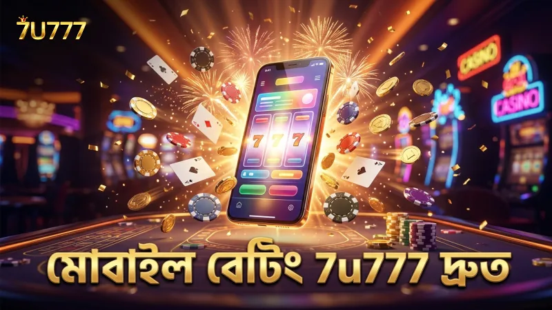 7u777 এর মাধ্যমে মোবাইল বেটিং দ্রুত ও সহজ হয়