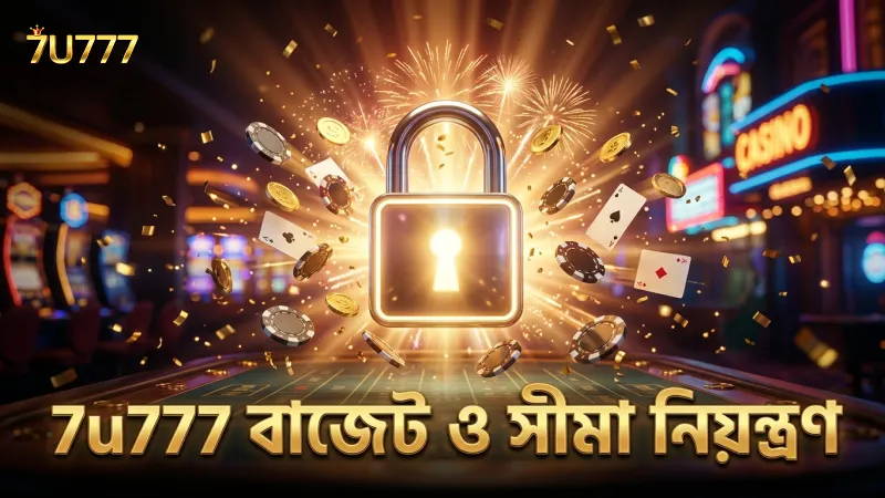 খেলার সীমা ও বাজেট নির্ধারণে 7u777-এর স্পষ্ট নীতিমালা।