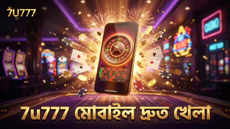 7u777 মোবাইল অ্যাপে সহজ ও দ্রুত লাইটিং রুলট সেশন