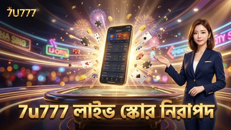 7u777 প্ল্যাটফর্মে লাইভ স্কোর আপডেট সুবিধা প্রদান করে।