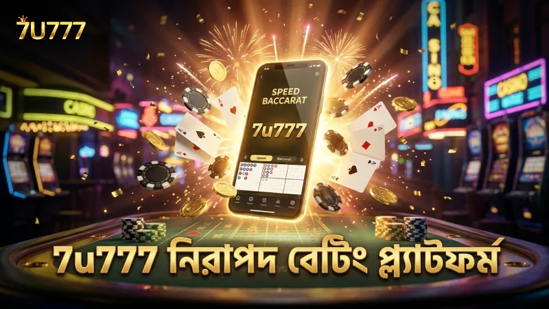 7u777 প্ল্যাটফর্মে নিরাপদ এবং দ্রুত বেটিং অভিজ্ঞতা
